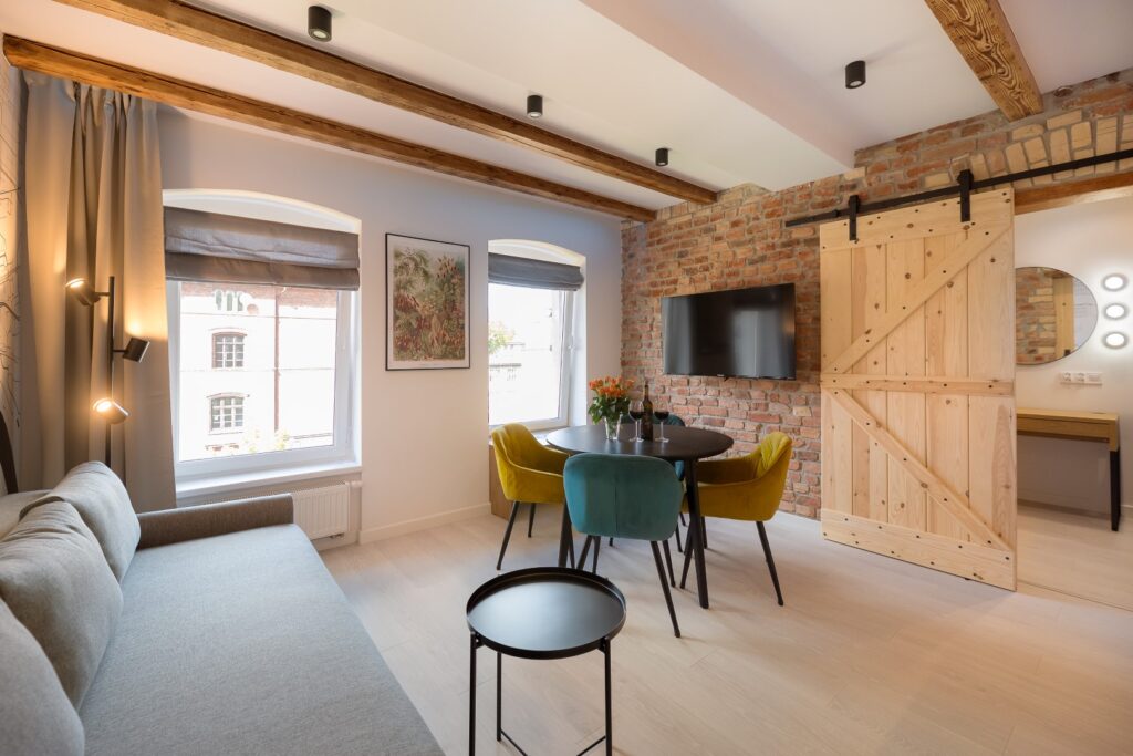 Brick and Wood
